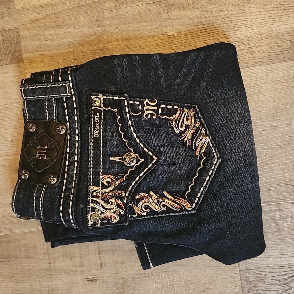 Womens Miss Me Bootcut jeans Size 29 Inseam 34